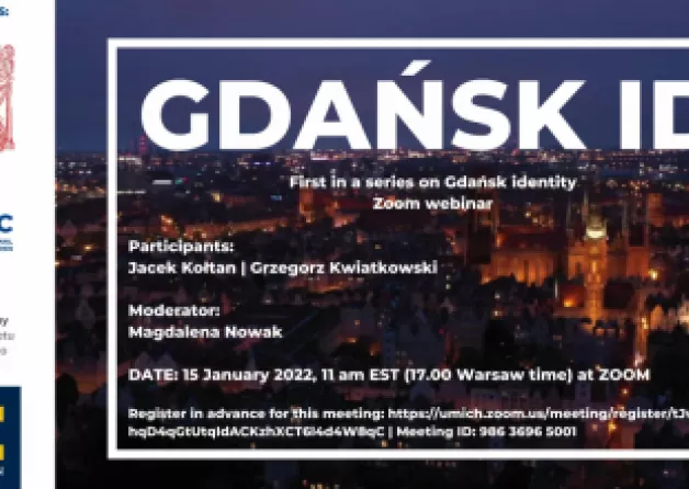 Gdańsk ID” Zoom webinar, January 15th, 2022