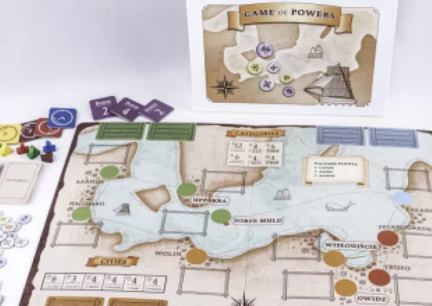 The new archeotourism board game on the Baltic Sea - "Game of Powers"