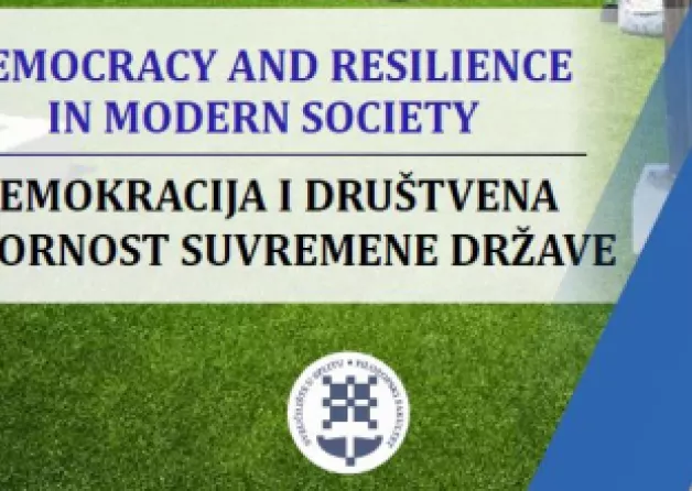 MA study program Democracy and Resilience in Modern Society at the University of Split
